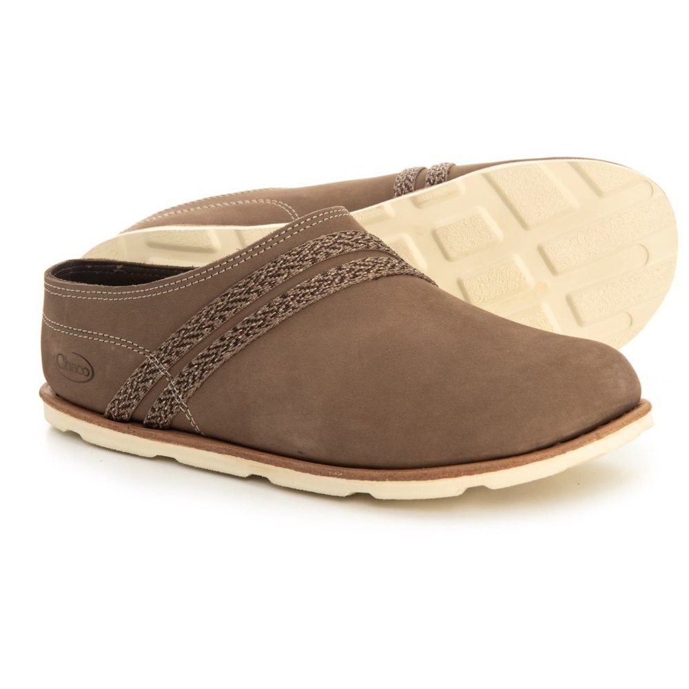 Leather Chaco Harper Slide Shoes Woman's 6/ EU37 LUVSEAT® Cloud PU footbed. New